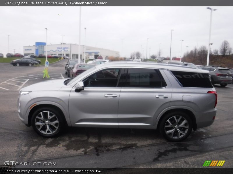 Typhoon Silver / Black 2022 Hyundai Palisade Limited AWD