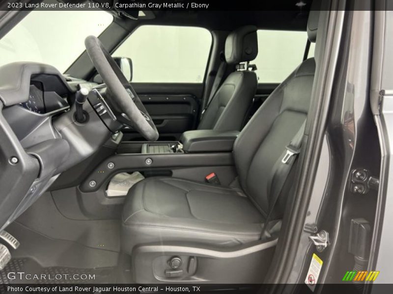 Front Seat of 2023 Defender 110 V8