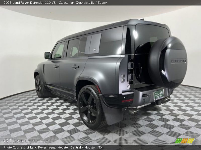 Carpathian Gray Metallic / Ebony 2023 Land Rover Defender 110 V8