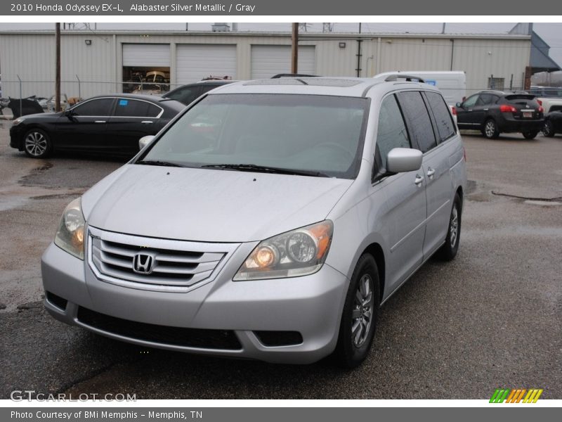 Alabaster Silver Metallic / Gray 2010 Honda Odyssey EX-L