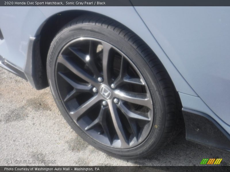 Sonic Gray Pearl / Black 2020 Honda Civic Sport Hatchback