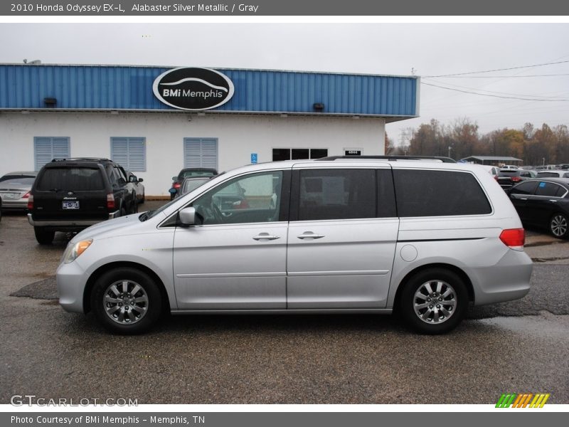 Alabaster Silver Metallic / Gray 2010 Honda Odyssey EX-L