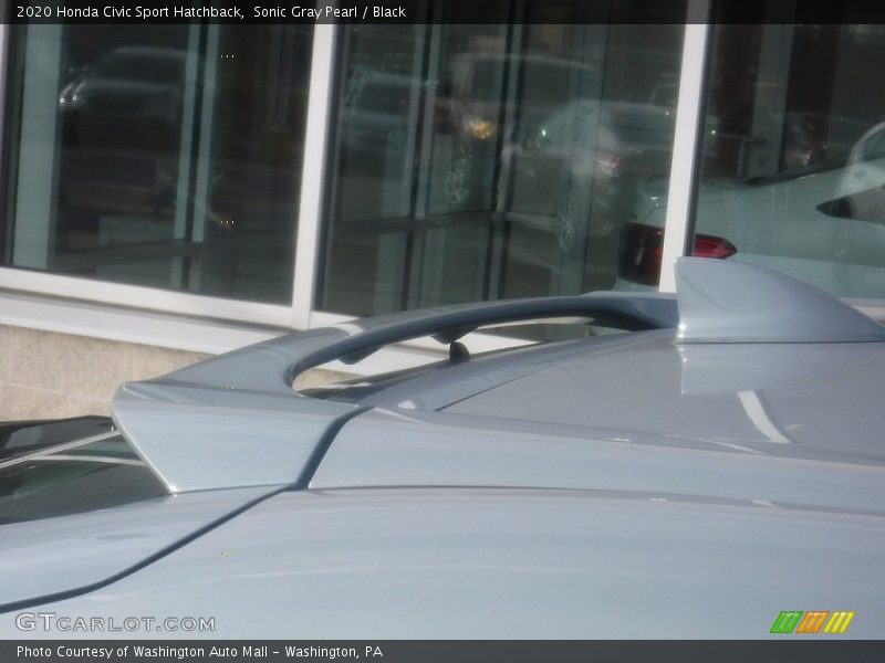 Sonic Gray Pearl / Black 2020 Honda Civic Sport Hatchback