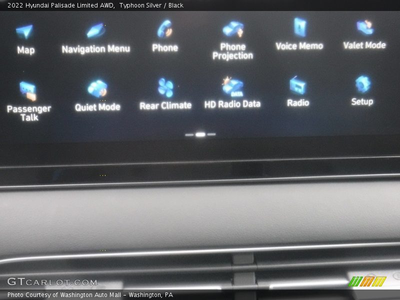Typhoon Silver / Black 2022 Hyundai Palisade Limited AWD