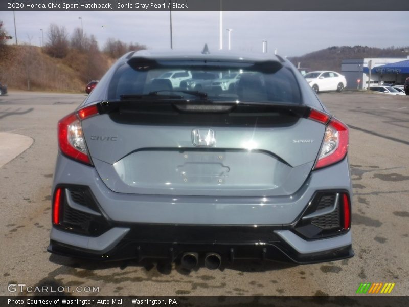 Sonic Gray Pearl / Black 2020 Honda Civic Sport Hatchback