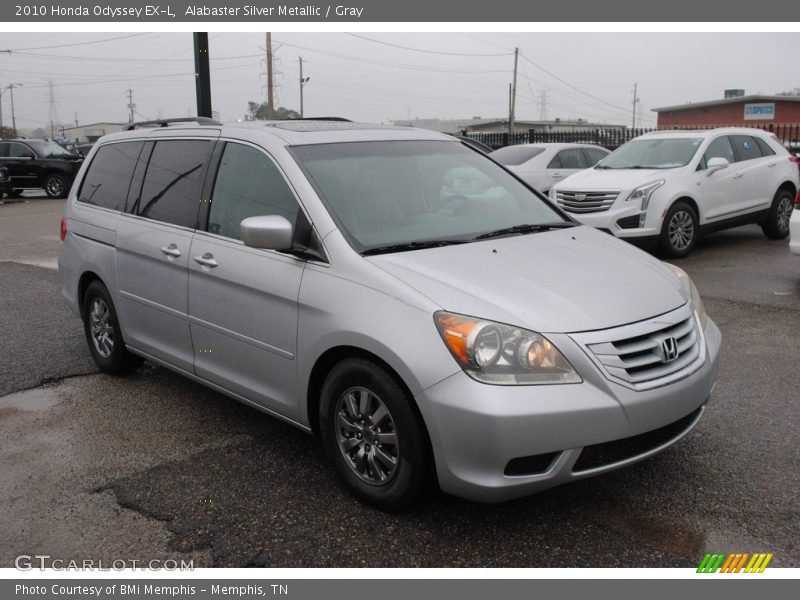 Alabaster Silver Metallic / Gray 2010 Honda Odyssey EX-L