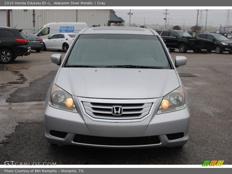 Alabaster Silver Metallic / Gray 2010 Honda Odyssey EX-L