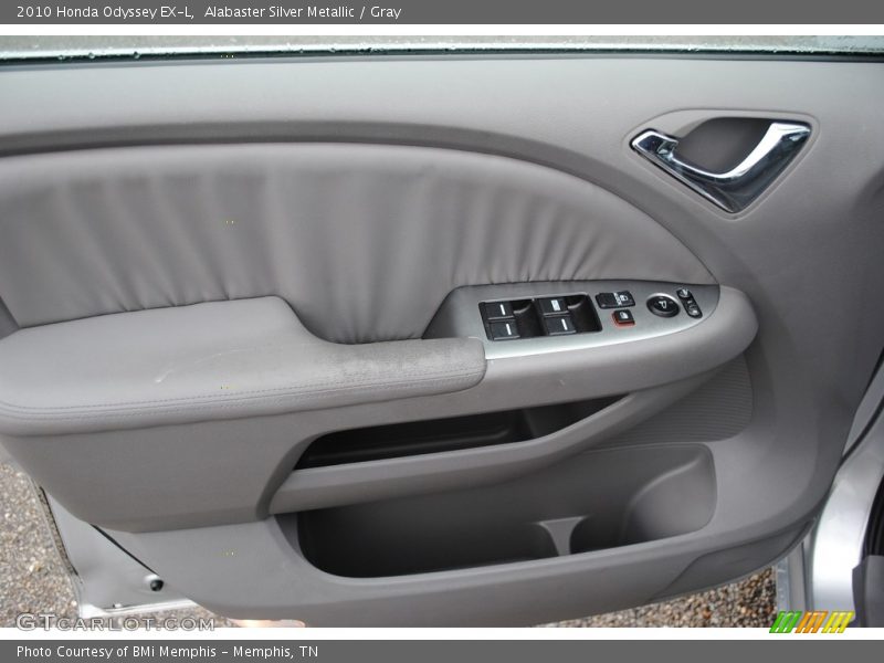 Alabaster Silver Metallic / Gray 2010 Honda Odyssey EX-L