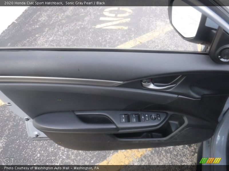 Sonic Gray Pearl / Black 2020 Honda Civic Sport Hatchback