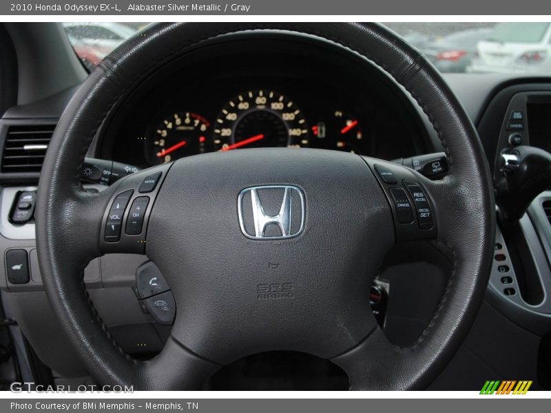 Alabaster Silver Metallic / Gray 2010 Honda Odyssey EX-L