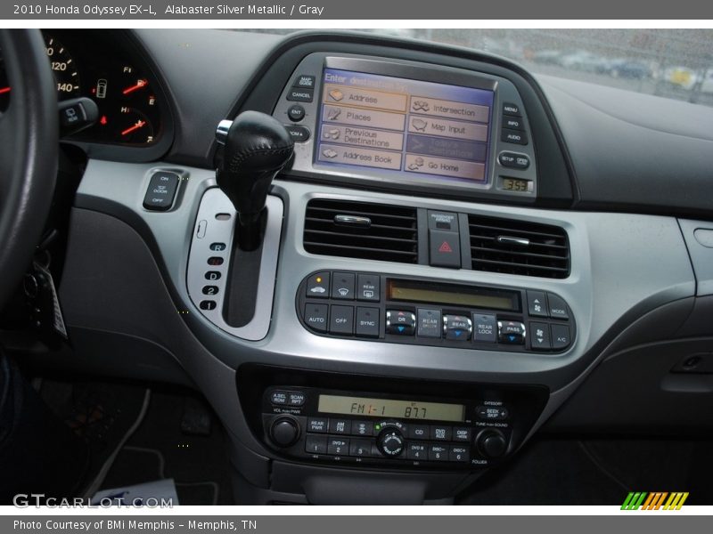 Alabaster Silver Metallic / Gray 2010 Honda Odyssey EX-L