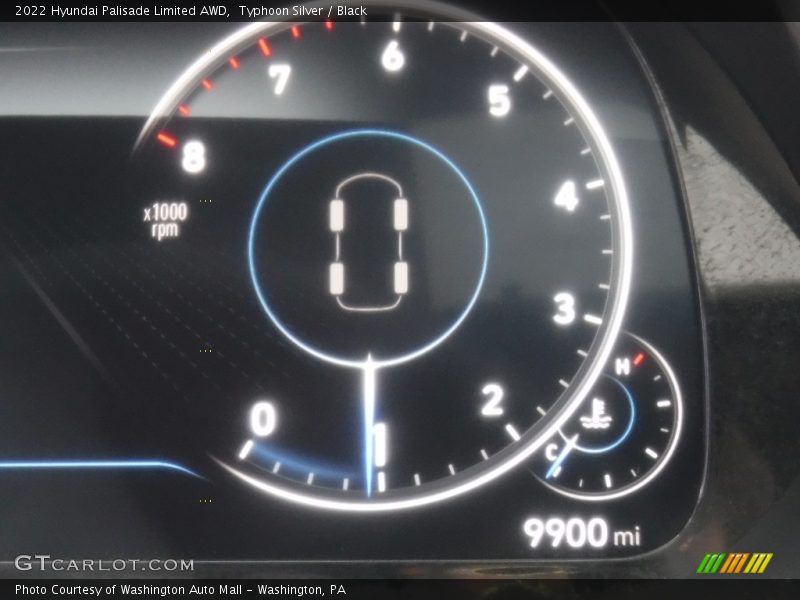 Typhoon Silver / Black 2022 Hyundai Palisade Limited AWD