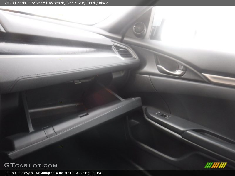 Sonic Gray Pearl / Black 2020 Honda Civic Sport Hatchback