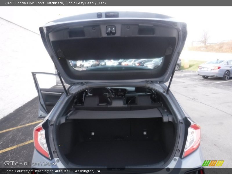 Sonic Gray Pearl / Black 2020 Honda Civic Sport Hatchback