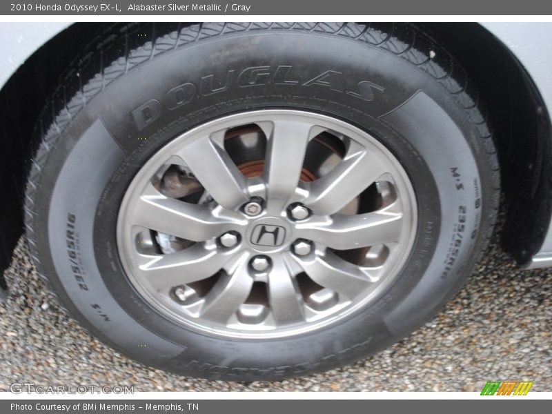 Alabaster Silver Metallic / Gray 2010 Honda Odyssey EX-L