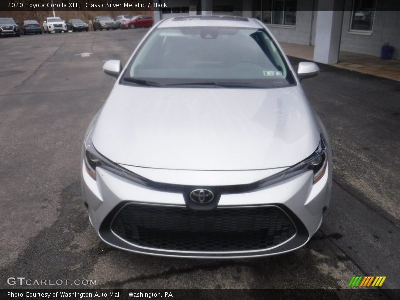 Classic Silver Metallic / Black 2020 Toyota Corolla XLE