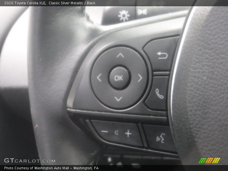 Classic Silver Metallic / Black 2020 Toyota Corolla XLE
