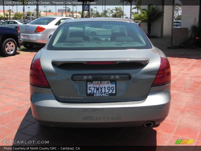 Shadow Gray Metallic / Ebony 2008 Pontiac Grand Prix Sedan