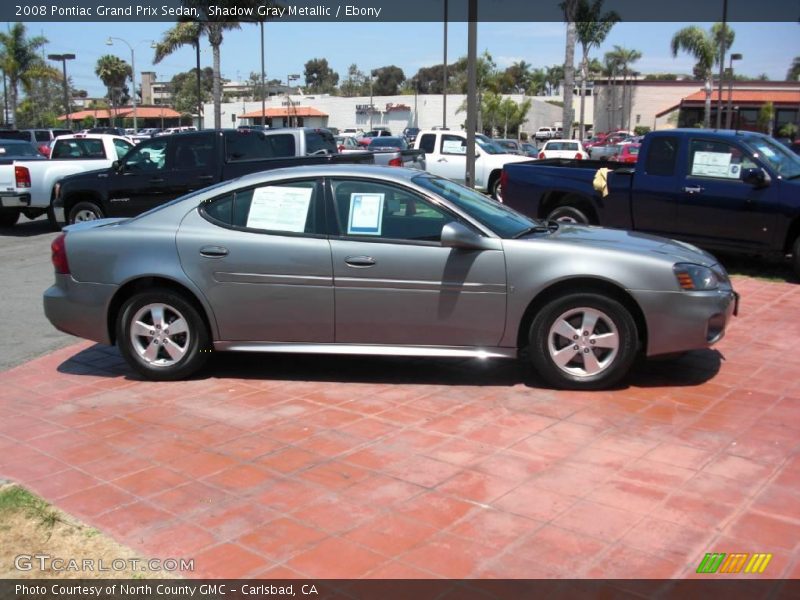 Shadow Gray Metallic / Ebony 2008 Pontiac Grand Prix Sedan