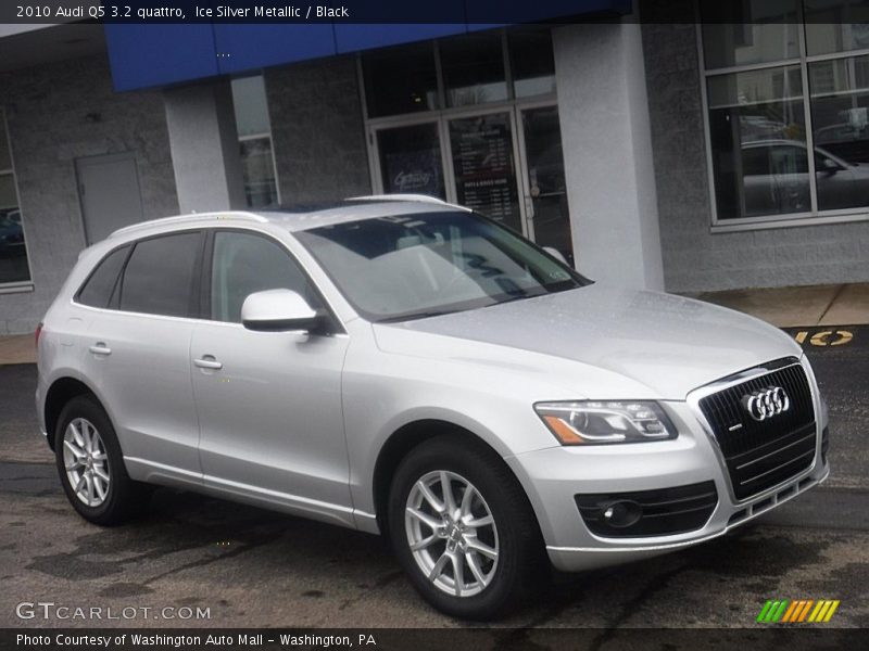 Ice Silver Metallic / Black 2010 Audi Q5 3.2 quattro