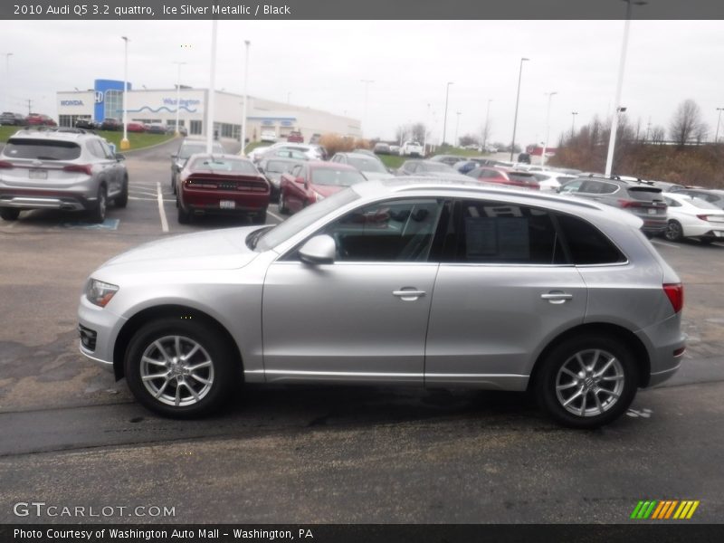Ice Silver Metallic / Black 2010 Audi Q5 3.2 quattro