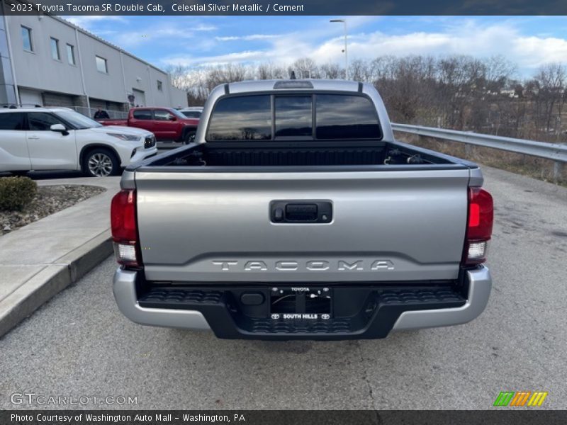 Celestial Silver Metallic / Cement 2023 Toyota Tacoma SR Double Cab