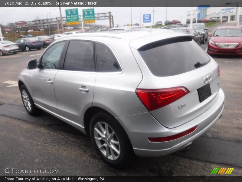 Ice Silver Metallic / Black 2010 Audi Q5 3.2 quattro