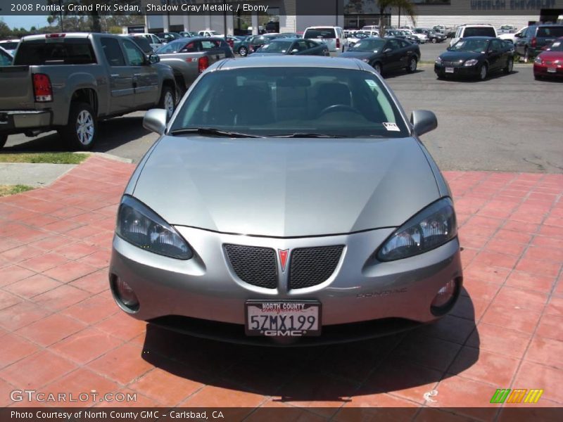 Shadow Gray Metallic / Ebony 2008 Pontiac Grand Prix Sedan