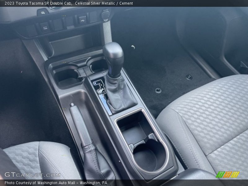 Celestial Silver Metallic / Cement 2023 Toyota Tacoma SR Double Cab