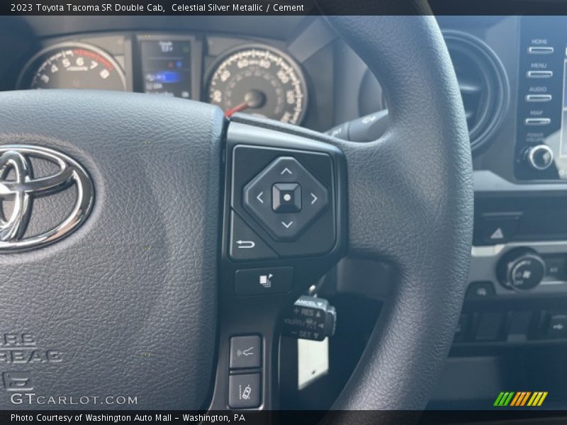 Celestial Silver Metallic / Cement 2023 Toyota Tacoma SR Double Cab