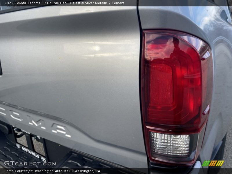Celestial Silver Metallic / Cement 2023 Toyota Tacoma SR Double Cab