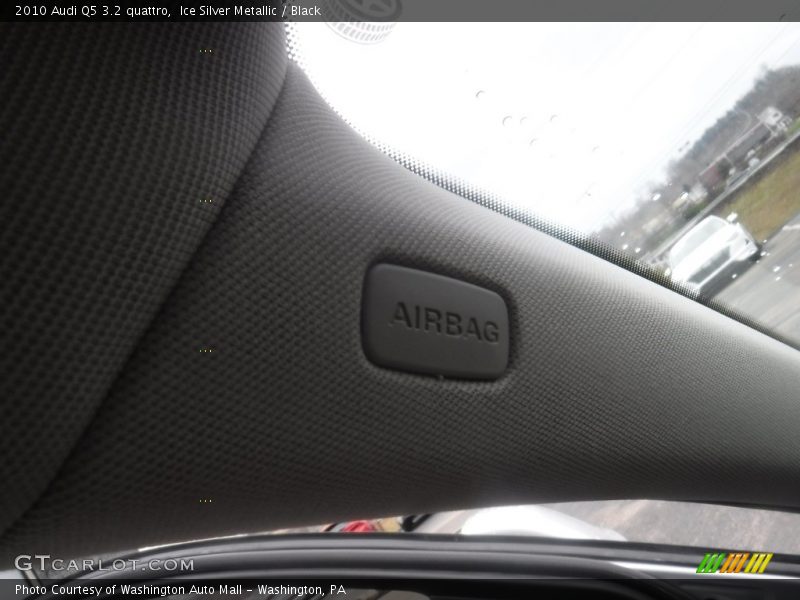 Ice Silver Metallic / Black 2010 Audi Q5 3.2 quattro
