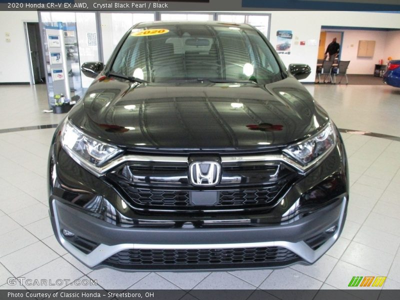Crystal Black Pearl / Black 2020 Honda CR-V EX AWD