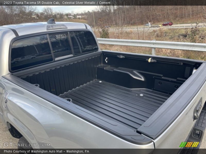 Celestial Silver Metallic / Cement 2023 Toyota Tacoma SR Double Cab