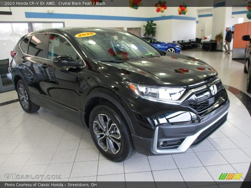 Crystal Black Pearl / Black 2020 Honda CR-V EX AWD