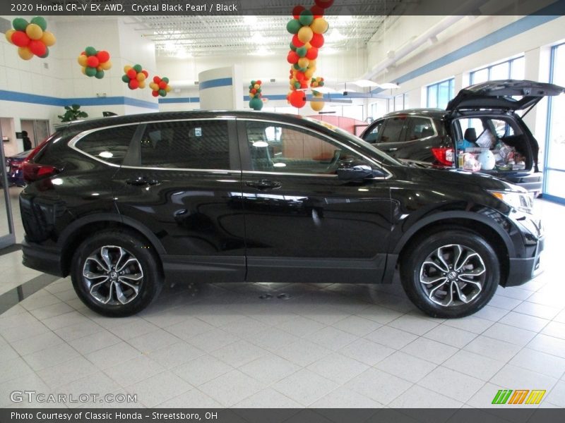 Crystal Black Pearl / Black 2020 Honda CR-V EX AWD