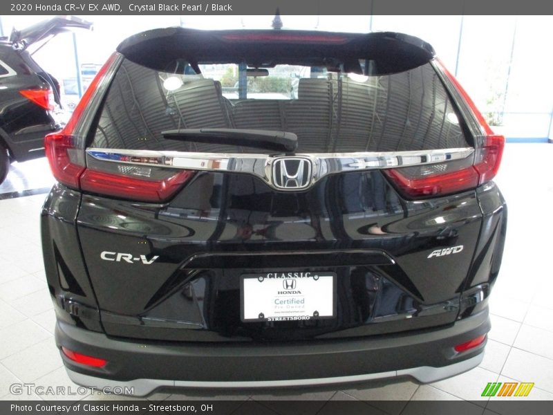 Crystal Black Pearl / Black 2020 Honda CR-V EX AWD