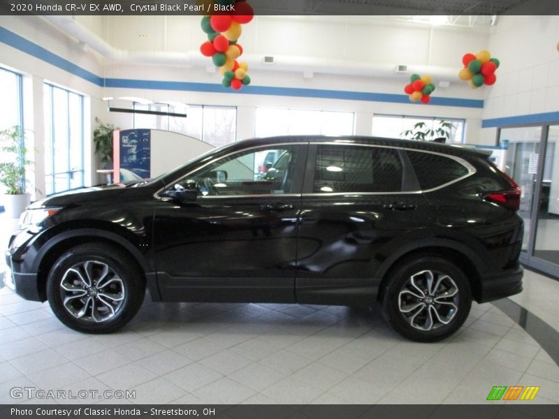 Crystal Black Pearl / Black 2020 Honda CR-V EX AWD