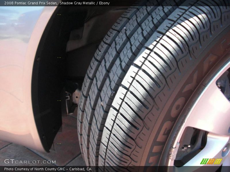 Shadow Gray Metallic / Ebony 2008 Pontiac Grand Prix Sedan