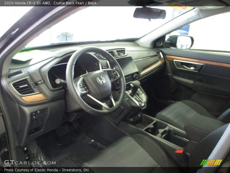 Crystal Black Pearl / Black 2020 Honda CR-V EX AWD
