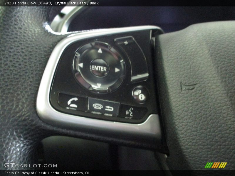 Crystal Black Pearl / Black 2020 Honda CR-V EX AWD