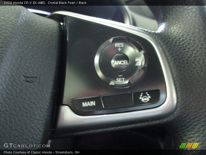 Crystal Black Pearl / Black 2020 Honda CR-V EX AWD