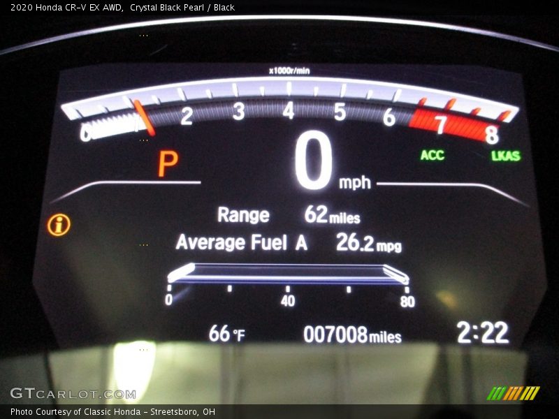 Crystal Black Pearl / Black 2020 Honda CR-V EX AWD