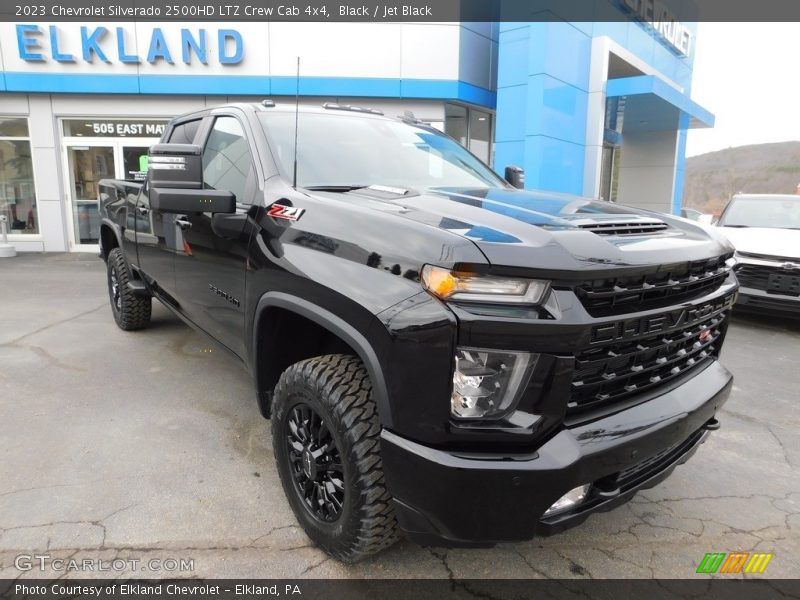 Black / Jet Black 2023 Chevrolet Silverado 2500HD LTZ Crew Cab 4x4