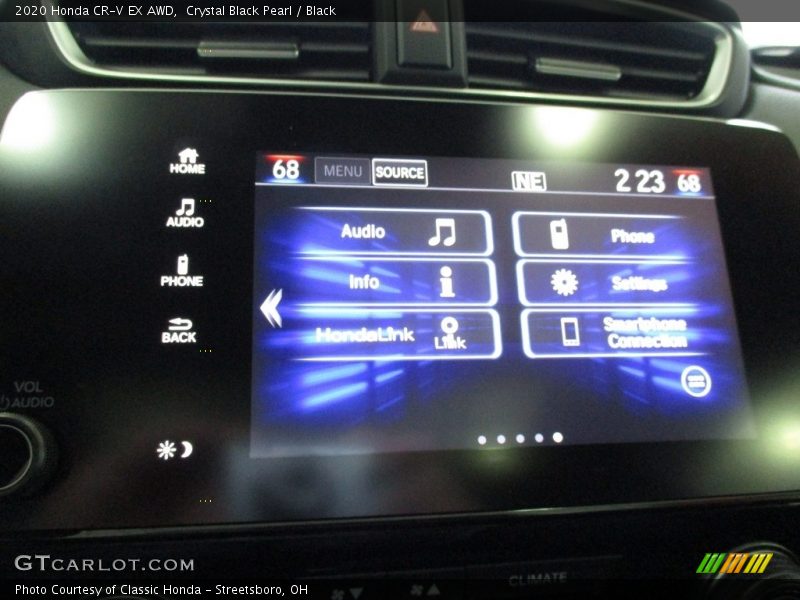 Crystal Black Pearl / Black 2020 Honda CR-V EX AWD