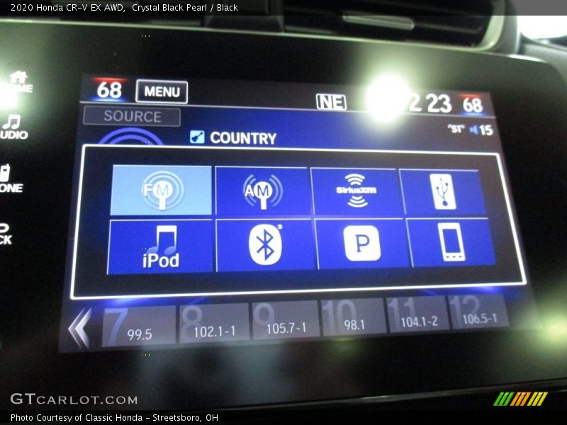 Crystal Black Pearl / Black 2020 Honda CR-V EX AWD