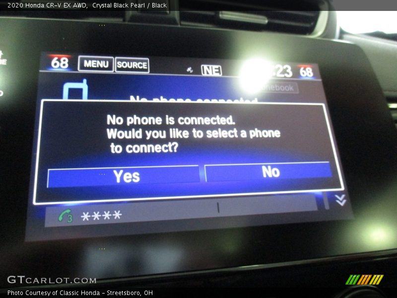 Crystal Black Pearl / Black 2020 Honda CR-V EX AWD