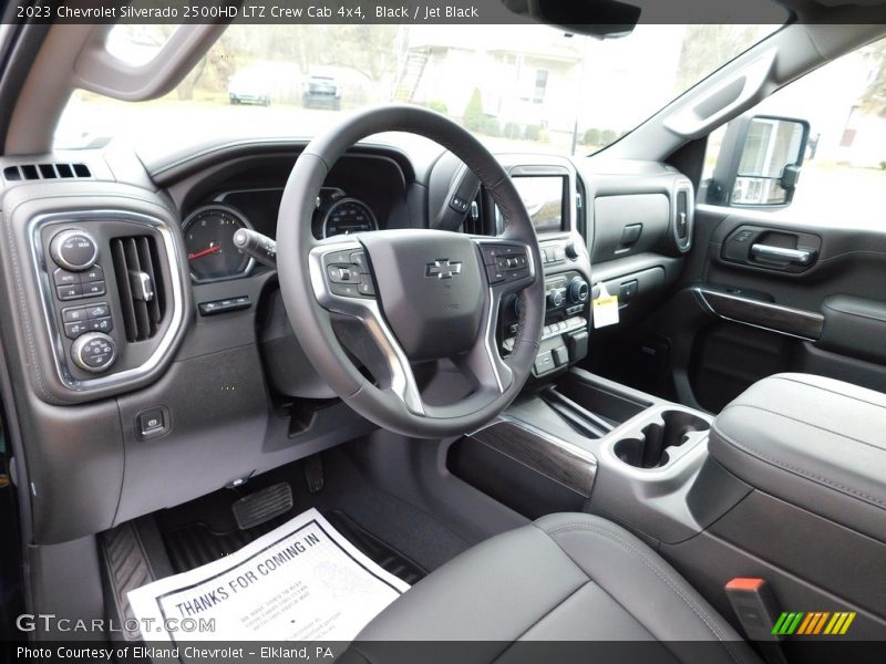 Jet Black Interior - 2023 Silverado 2500HD LTZ Crew Cab 4x4 