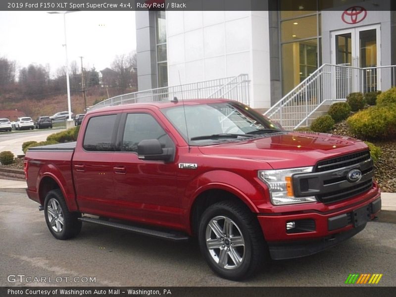 Ruby Red / Black 2019 Ford F150 XLT Sport SuperCrew 4x4