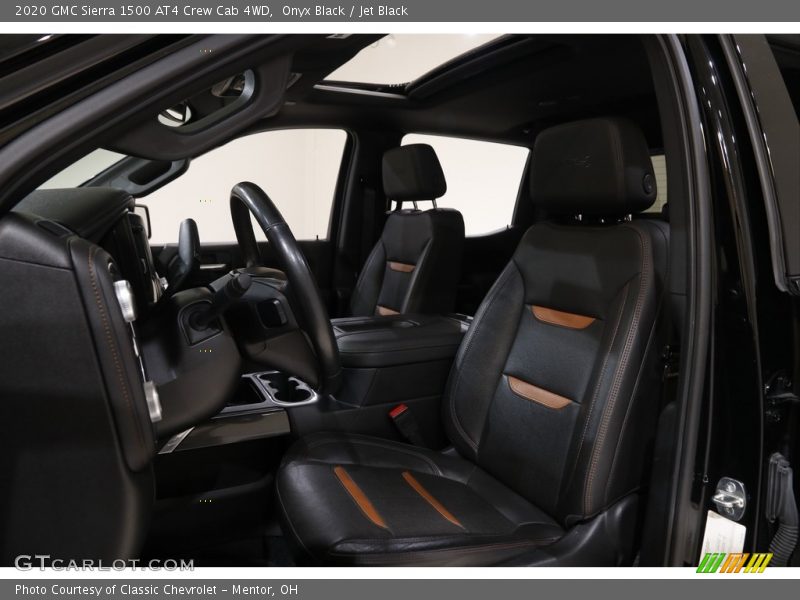 Front Seat of 2020 Sierra 1500 AT4 Crew Cab 4WD